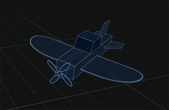 純CSS3 3D直升飛機動畫特效